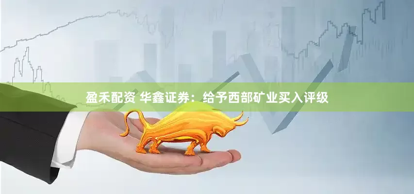 盈禾配资 华鑫证券：给予西部矿业买入评级